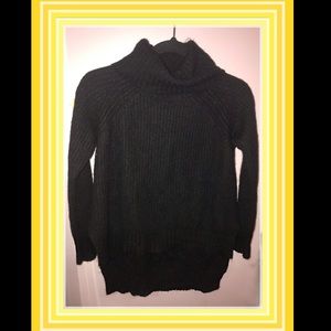 Black Knit Turtleneck